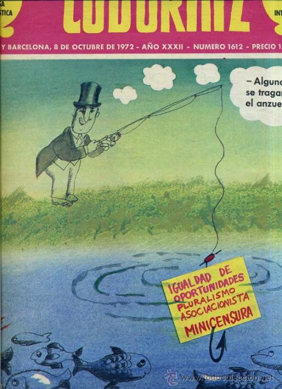 Coleccionismo de Revistas y Peri&oacute;dicos: LA CODORNIZ N&ordm; 1612 - 8 X 1972