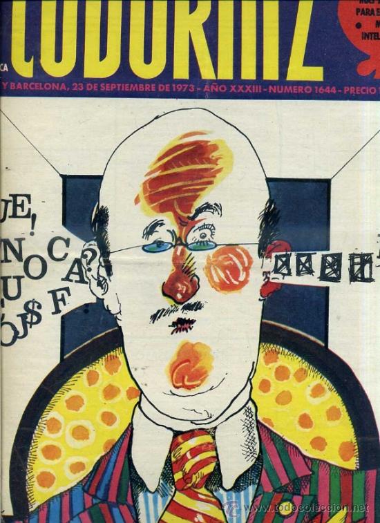 Coleccionismo de Revistas y Peri&oacute;dicos: LA CODORNIZ N&ordm; 1644 - 23 IX 1973