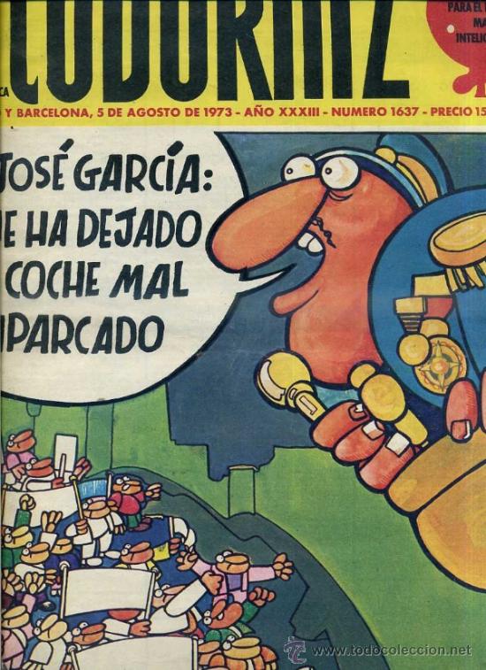 Coleccionismo de Revistas y Peri&oacute;dicos: LA CODORNIZ N&ordm; 1637 - 5 VIII 1973