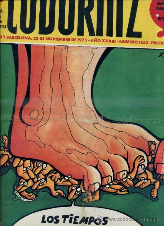 Coleccionismo de Revistas y Peri&oacute;dicos: LA CODORNIZ N&ordm; 1653 - 25 XI 1973