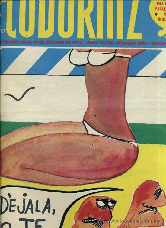 Coleccionismo de Revistas y Peri&oacute;dicos: LA CODORNIZ N&ordm; 1647 - 14 X 1973
