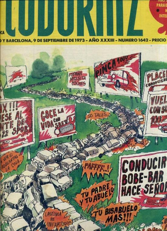Coleccionismo de Revistas y Peri&oacute;dicos: LA CODORNIZ N&ordm; 1642 - 9 IX 1973