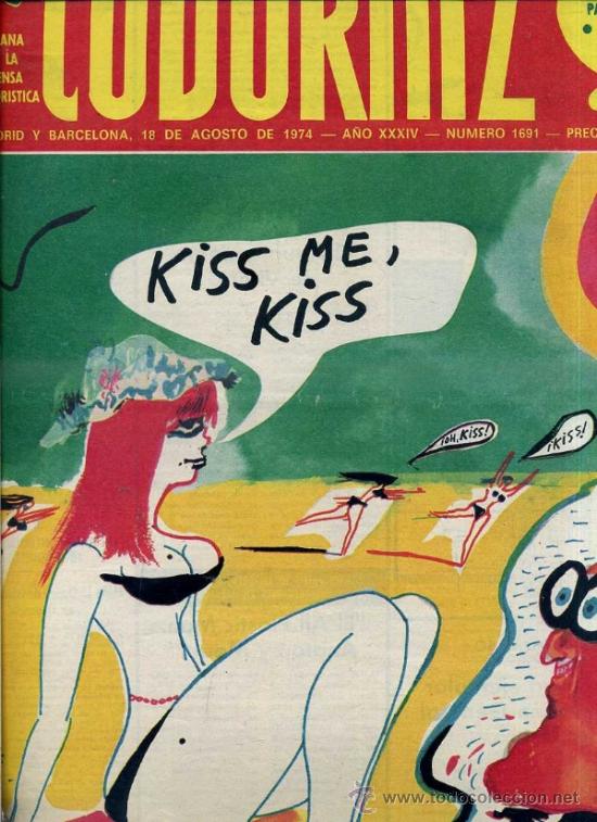 Coleccionismo de Revistas y Peri&oacute;dicos: LA CODORNIZ N&ordm; 1691 - 18 VIII 1974