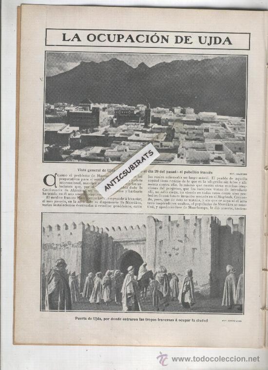 Coleccionismo de Revistas y Peri&oacute;dicos: REVISTA 1907 MARRUECOS UJDA FUTBOL HUELVA VIGO MADRID HUELVA FIESTA EN MURCIA CASTRO-URDIALES
