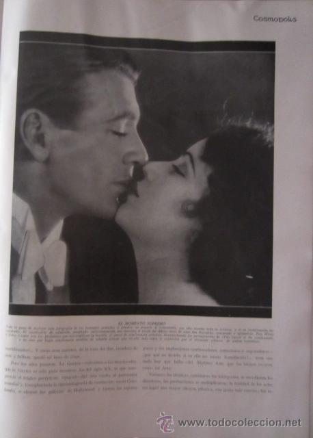 Coleccionismo de revistas y peri&oacute;dicos: Los besos de cine &iquest; son imprescindibles ? Billie Dove, Antonio Moreno, Clara Bow...  - 1929