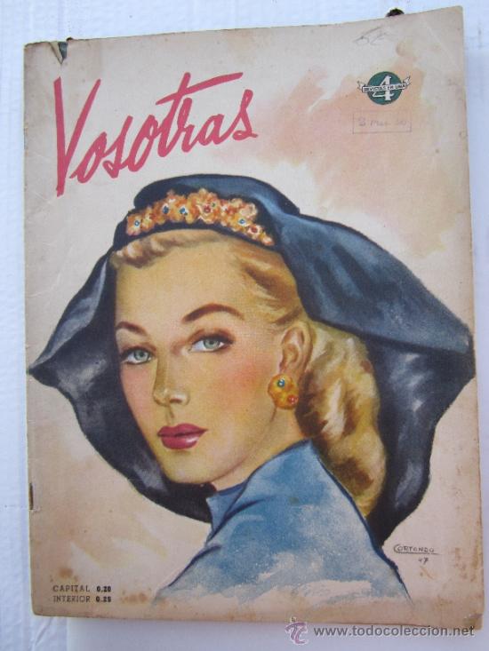 Coleccionismo de revistas y peri&oacute;dicos: revista labores y moda. VOSOTRAS, numero 597 marzo 1947
