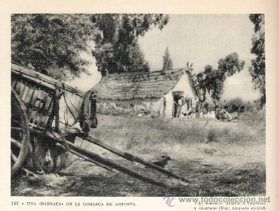 Coleccionismo de Revistas y Peri&oacute;dicos: AMPOSTA    BARRACA DE LA COMARCA   -  HOJA LIBRO *CATALU&Ntilde;A  DE CARLOS SOLDEVILA 1951