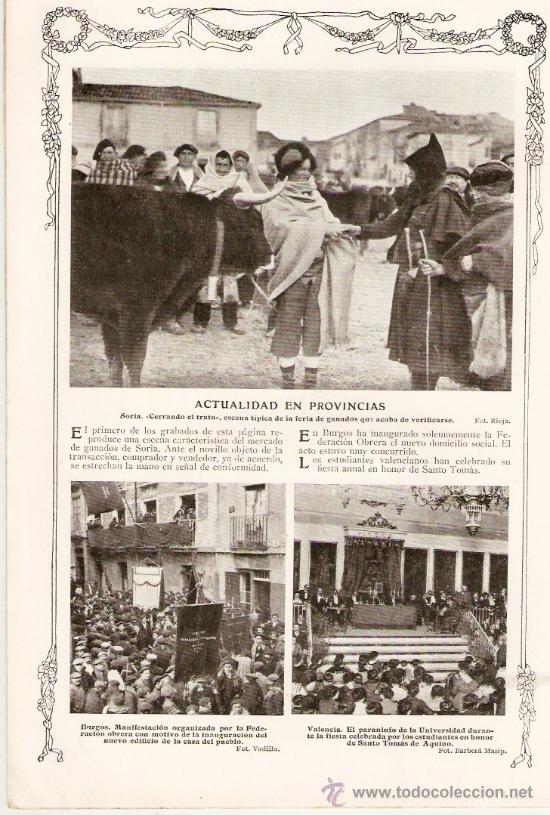 Collezionismo di Riviste e Giornali: REVISTA.A&Ntilde;O 1912.SORIA.BURGOS.BORRAS.RUSI&Ntilde;OL.CLUP ALPINO.NAVACERRADA.TRINEO.NIEVE.LORETO PRADO.