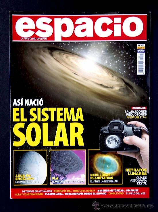 Coleccionismo de Revistas y Peri&oacute;dicos: N&ordm; 49 ESPACIO - Sistema Solar Encelado VLA Radiotelescopio Nebulosas Fotografia Luna
