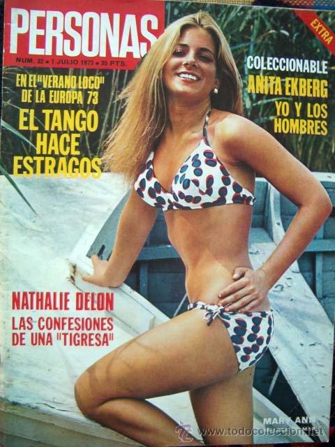 Collezionismo di Riviste e Giornali: PERSONAS N&ordm; 32 / LAURA ANTONELLI, SYBIL DANNING, NATHALIE DELON, CLAUDINE LANGE, ROSSANA PODESTA