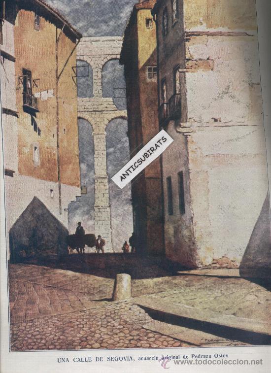 Sammeln von Zeitschriften und Zeitungen: REVISTA.A&Ntilde;O 1919 SEGOVIA ACUARELA DE PEDRAZA OSTOS CASTILLO DE TUREGANO BIBLIOFILO.LIBROS ANTIGUOS