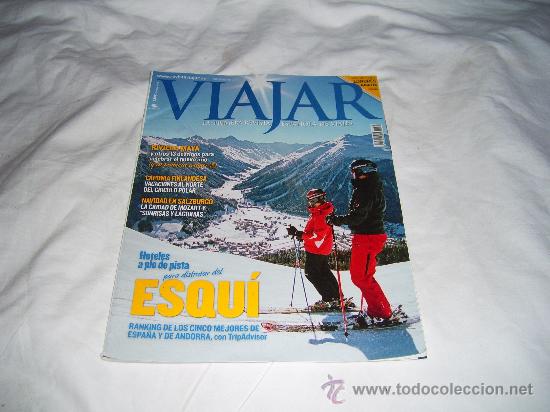 Coleccionismo de revistas y peri&oacute;dicos: VIAJAR N&ordm; 403. HOTELES A PIE DE PISTA PARA DISFRUTAR DEL ESQU&Iacute;, RANKING DE LOS MEJORES DE ESPA&Ntilde;A