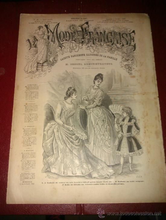 Collezionismo di Riviste e Giornali: LA MODE FRANCAISE. REVISTA, GAZETTE PARISIENNE. 1888. N&ordm; 40. LE COLONEL, CONSULTATIONS DU DOCTEUR...