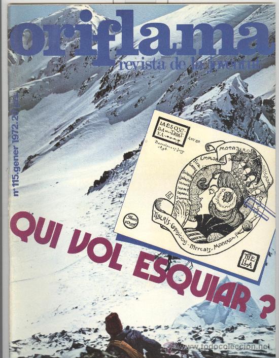 Coleccionismo de Revistas y Peri&oacute;dicos: oriflama n&ordm; 115. gener 1972. Bosch Gimpera