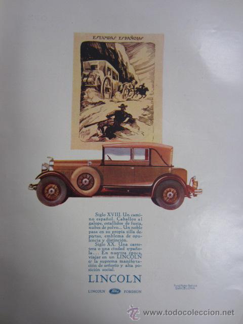 Collection Magazines and Newspapers: Publicidad autom&oacute;vil LINCOLN  FORD   - 1930