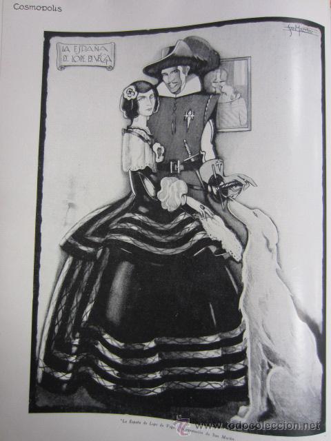 Coleccionismo de Revistas y Peri&oacute;dicos: La Espa&ntilde;a de Lope de Vega / ilustraci&oacute;n de San Mart&iacute;n   - 1930