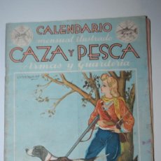 Coleccionismo de Revistas y Periódicos: CALENDARIO MENSUAL ILUSTRADO CAZA Y PESCA. 1943. Nº 10. 12 DE OCTUBRE DE 1492. Lote 35351796