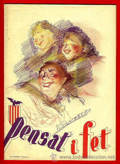 Collection Magazines and Newspapers: REVISTA FALLERA , PENSAT Y FET 1955 , TEMA FALLAS DE VALENCIA, F815
