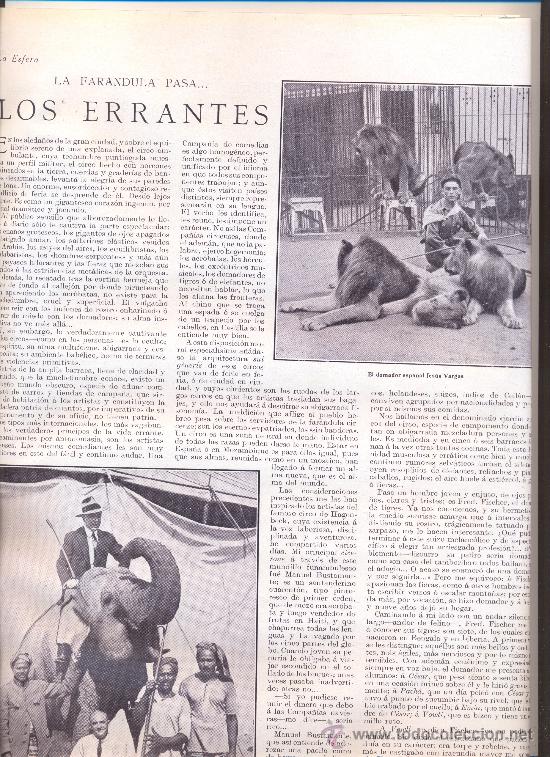 Collectionnisme de Revues et Journaux: REVISTA A&Ntilde;O 1924 CONVENTO SANTA CLARA ARIZCUN CIRCO JESUS VARGAS JUGUETES MU&Ntilde;ECAS ESCULTOR BONEME