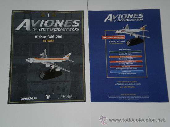 Coleccionismo de revistas y peri&oacute;dicos: FASCICULOS 0-1 AVIONES Y AEROPUERTOS (RBA- ORBIS.FABBRI ) A&Ntilde;O 2001 . NO INCLUYEN MAQUETAS