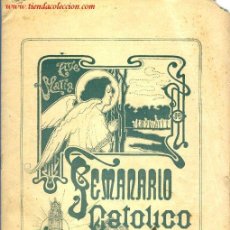 Coleccionismo de Revistas y Periódicos: SEMANARIO CATÓLICO DE REUS. N.º 38. Lote 35518915