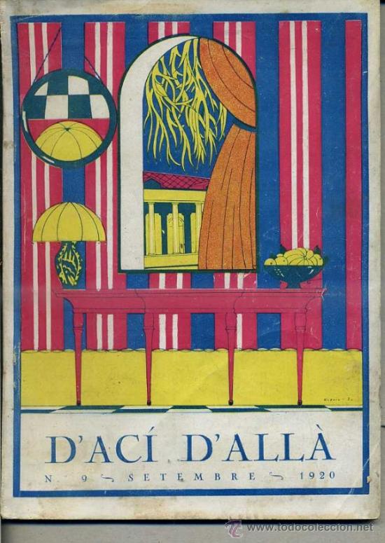 Coleccionismo de Revistas y Peri&oacute;dicos: REVISTA D' AC&Iacute; D' ALL&Agrave; SETEMBRE 1920 - EN CATAL&Aacute;N