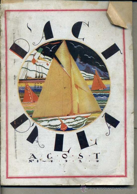Collection Magazines and Newspapers: REVISTA D' AC&Iacute; D' ALL&Agrave; AGOST 1920 - EN CATAL&Aacute;N
