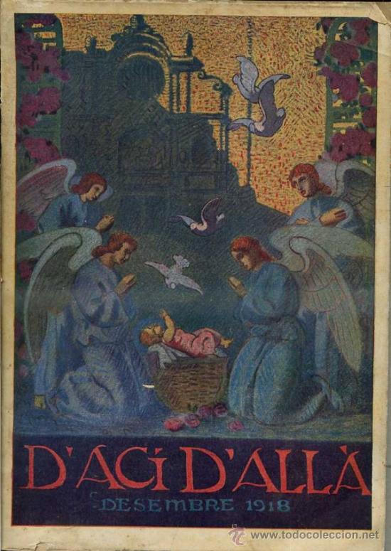 Coleccionismo de Revistas y Peri&oacute;dicos: REVISTA D' AC&Iacute; D' ALL&Agrave; DESEMBRE 1918 - EN CATAL&Aacute;N