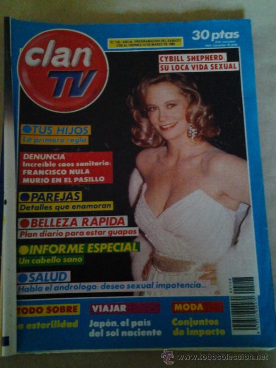 Collection Magazines and Newspapers: CLAN TV CYBILL SHEPHERD
