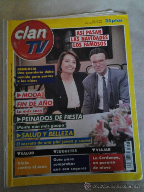 Collection Magazines and Newspapers: CLAN TV MARIA TERESA CAMPOS ALFONSO ARUS
