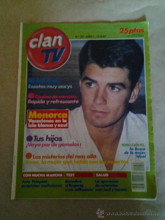 Collection Magazines and Newspapers: CLAN TV TONI CANTO