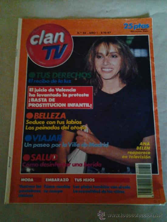 Coleccionismo de revistas y peri&oacute;dicos: CLAN TV ANA BELEN