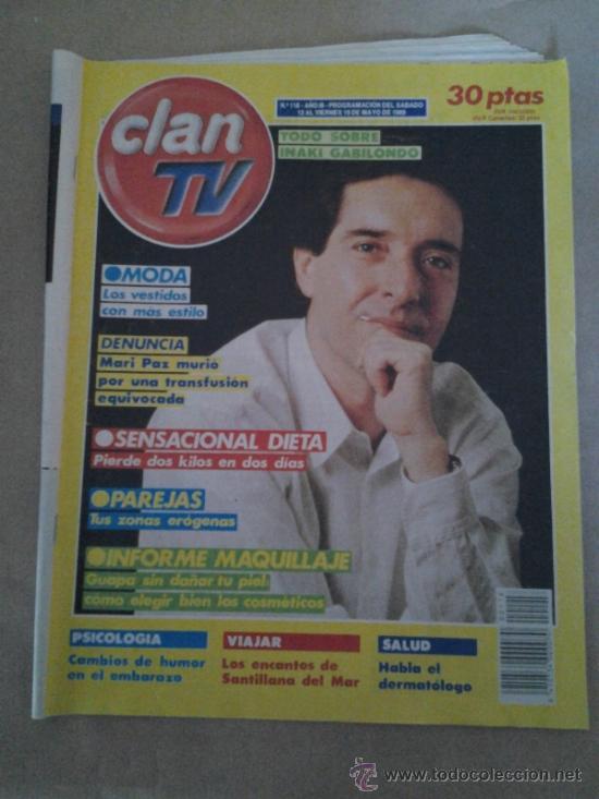 Collection Magazines and Newspapers: CLAN TV TODO SOBRE I&Ntilde;AKI GABILONDO