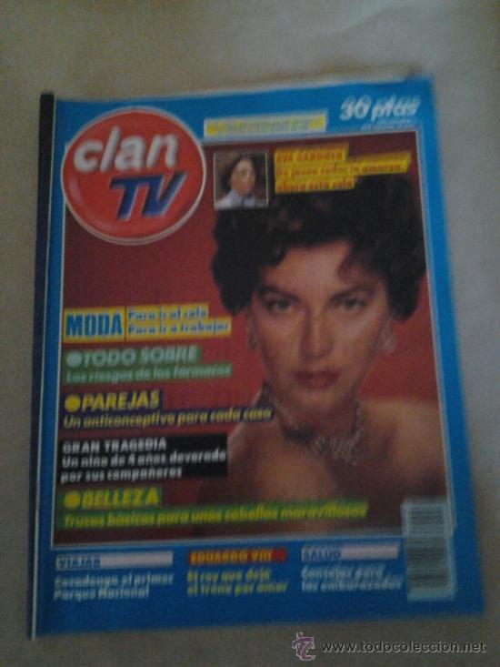 Coleccionismo de Revistas y Peri&oacute;dicos: CLAN TV AVA GARDNER