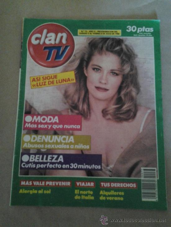 Collection Magazines and Newspapers: CLAN TV LUZ DE LUNA NOSTALGIA TELEVISION !!!