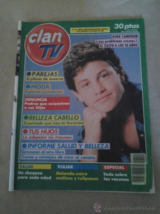 Collection Magazines and Newspapers: CLAN TV KIRK CAMERON LOS PROBLEMAS CRECEN