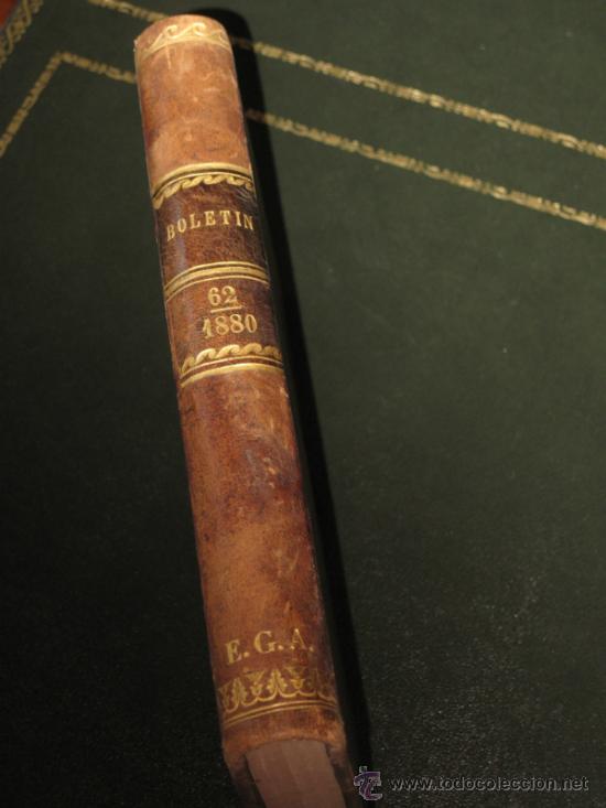 Coleccionismo de Revistas y Peri&oacute;dicos: BOLETIN DE LA REVISTA GENERAL DE LEGISLACION Y JURISPRUDENCIA- TOMO LXII- A&Ntilde;O 1880