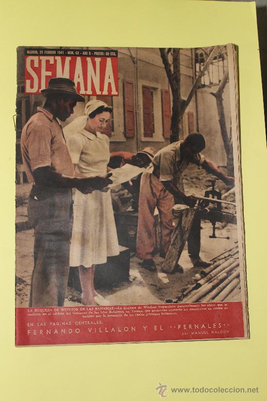 Coleccionismo de Revistas y Peri&oacute;dicos: Revista Semana del 1941