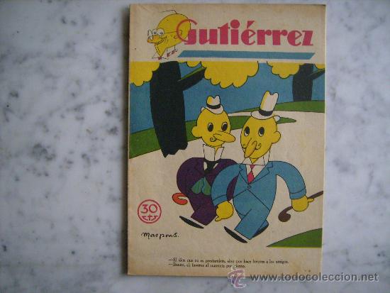 Coleccionismo de revistas y peri&oacute;dicos: GUTIERREZ,REVISTA DE HUMOR ( COMICO SATIRICA ) N&ordm; 172 DEL 20-09-1930.