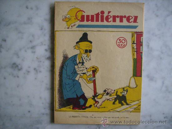 Collezionismo di Riviste e Giornali: GUTIERREZ,REVISTA DE HUMOR ( COMICO SATIRICA ) N&ordm; 171 DEL 13-09-1930.