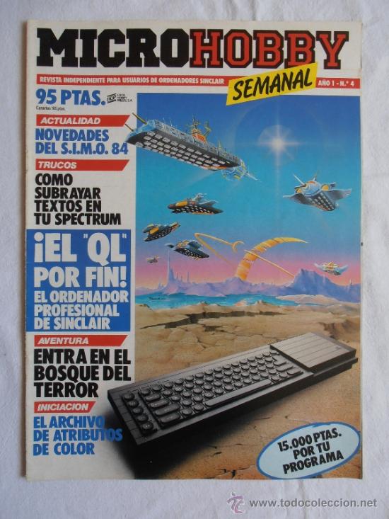 Coleccionismo de Revistas y Peri&oacute;dicos: MICROHOBBY SEMANAL A&Ntilde;O 1 NUMERO 4 -- 1984