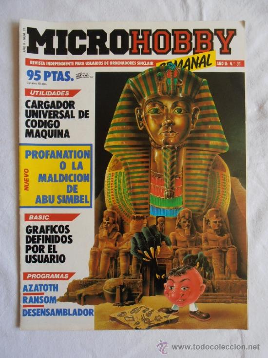 Coleccionismo de Revistas y Peri&oacute;dicos: MICROHOBBY SEMANAL A&Ntilde;O II NUMERO 31 -- 1984