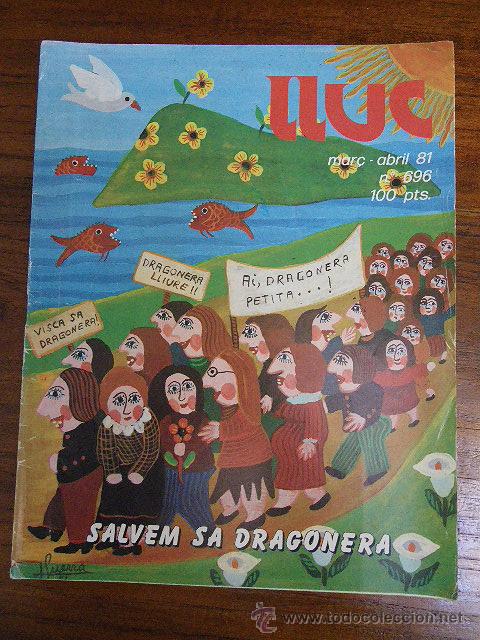 Coleccionismo de revistas y peri&oacute;dicos: Revista LLUC mar&ccedil;-abril 1981. Salven Sa Dragonera
