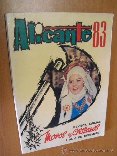 Coleccionismo de revistas y peri&oacute;dicos: alicante 1983,revista oficial moros y cristianos