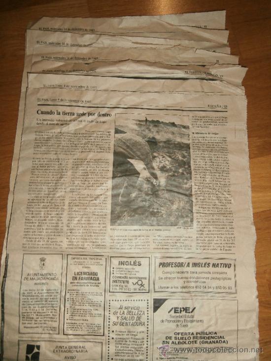 Collectionnisme de Revues et Journaux: Hojas sueltas de peri&oacute;dico - A&ntilde;os 1983, 1985 y 1987
