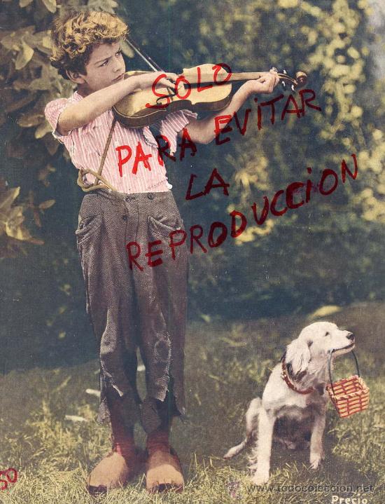Coleccionismo de Revistas y Peri&oacute;dicos: SONATA VIOLIN Y PERRO 1927 ILUSTRACION HOJA PORTADA REVISTA