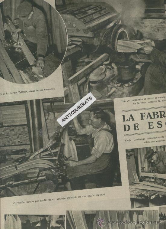 Coleccionismo de revistas y peri&oacute;dicos: LA VANGUARDIA A&Ntilde;O 1935 MUSEO DE CIENCIAS NATURALES TAXIDERMIA FABRICACION DE ESQUIES ESQUI URGT ALP