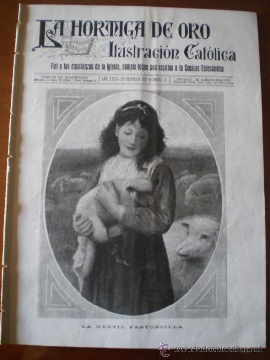 Coleccionismo de revistas y peri&oacute;dicos: LA HORMIGA DE ORO N&ordm; 8 (23/2/18) VICH GUADALAJARA ALBUFERA BENLLIURE SANTA MARIA DE BARBARA SABADELL