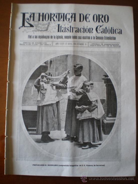 Coleccionismo de revistas y peri&oacute;dicos: LA HORMIGA DE ORO N&ordm; 16 (20/4/18) MELILLA ALMERIA TOLEDO HUARTE NAVARRA SITGES OLIVA DE JEREZ CALDAS