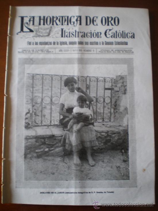 Coleccionismo de revistas y peri&oacute;dicos: LA HORMIGA DE ORO N&ordm; 19 (11/05/18) REUS ORIHUELA FIGUERAS LUGO MORA DE RUBIELOS TERUEL